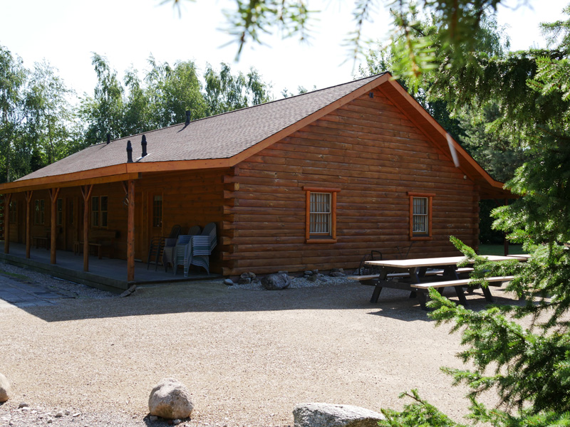 amerikaans log home melody ranch