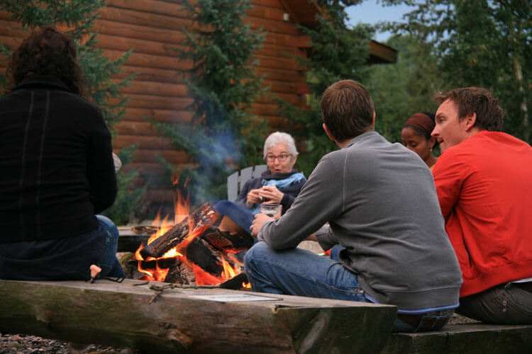 kampvuur groepsaccommodatie melody ranch
