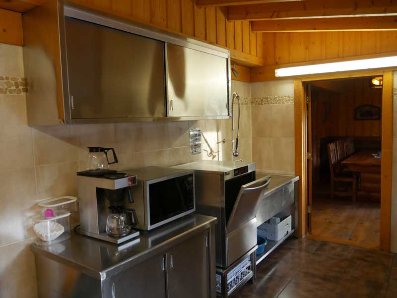 keuken met vaatwasser groepsaccommodatie melody ranch