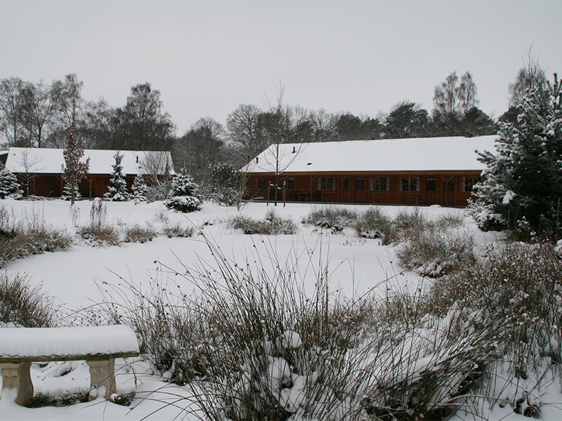 winterlandschap groepsaccommodatie melody ranch